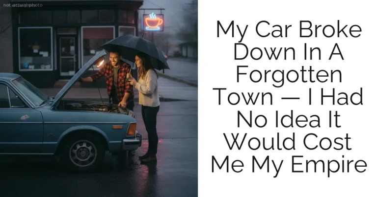 My Car Broke Down In A Forgotten Town — I Had No Idea It Would Cost Me My Empire