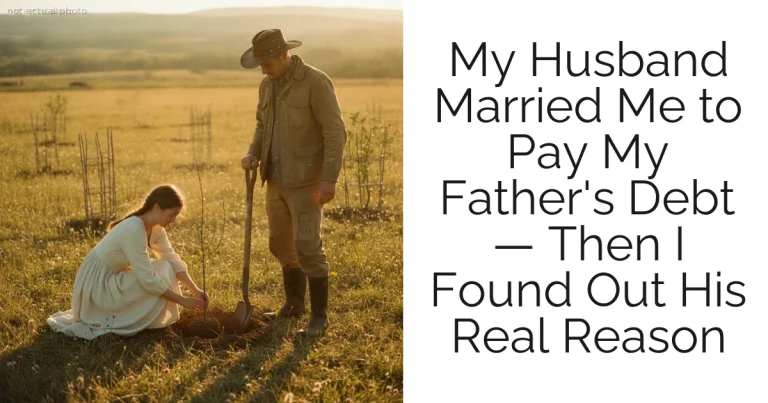 My Husband Married Me to Pay My Father's Debt — Then I Found Out His Real Reason