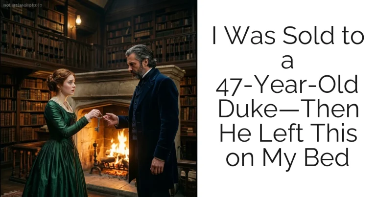 I Was Sold to a 47-Year-Old Duke—Then He Left This on My Bed