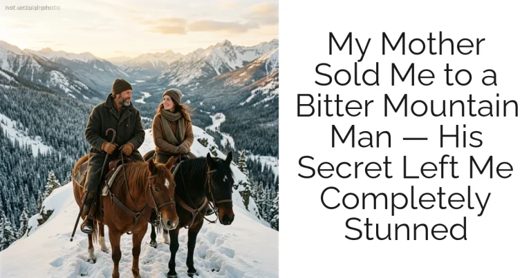 My Mother Sold Me to a Bitter Mountain Man — His Secret Left Me Completely Stunned