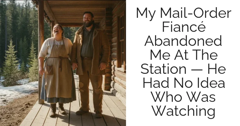 My Mail-Order Fiancé Abandoned Me At The Station — He Had No Idea Who Was Watching