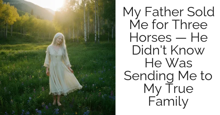 My Father Sold Me for Three Horses — He Didn't Know He Was Sending Me to My True Family