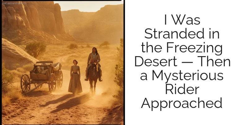 I Was Stranded in the Freezing Desert — Then a Mysterious Rider Approached