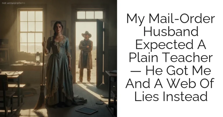 My Mail-Order Husband Expected A Plain Teacher — He Got Me And A Web Of Lies Instead