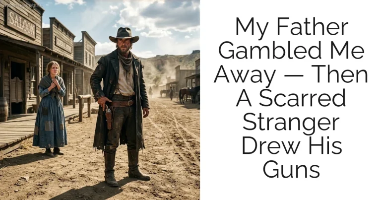 My Father Gambled Me Away — Then A Scarred Stranger Drew His Guns