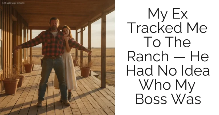 My Ex Tracked Me To The Ranch — He Had No Idea Who My Boss Was