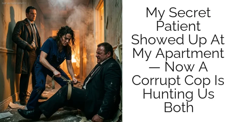 My Secret Patient Showed Up At My Apartment — Now A Corrupt Cop Is Hunting Us Both