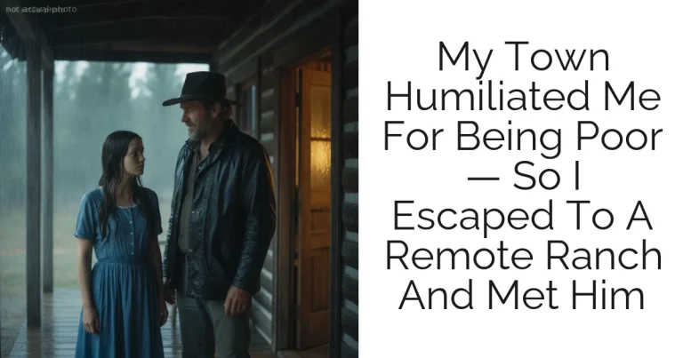 My Town Humiliated Me For Being Poor — So I Escaped To A Remote Ranch And Met Him