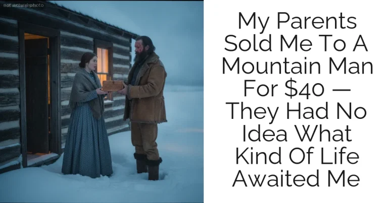 My Parents Sold Me To A Mountain Man For $40 — They Had No Idea What Kind Of Life Awaited Me
