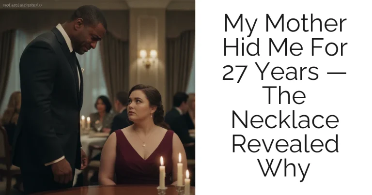 My Mother Hid Me For 27 Years — The Necklace Revealed Why