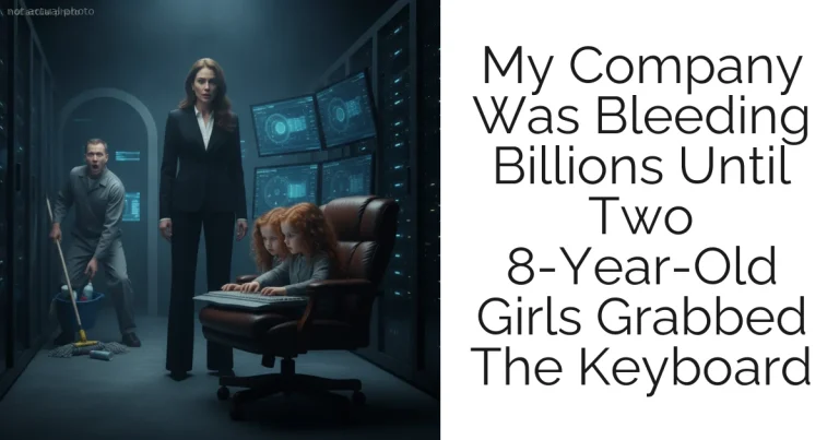 My Company Was Bleeding Billions Until Two 8-Year-Old Girls Grabbed The Keyboard