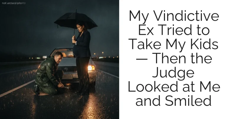 My Vindictive Ex Tried to Take My Kids — Then the Judge Looked at Me and Smiled