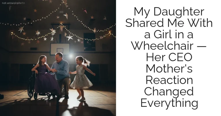 My Daughter Shared Me With a Girl in a Wheelchair — Her CEO Mother's Reaction Changed Everything