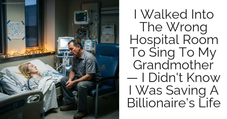 I Walked Into The Wrong Hospital Room To Sing To My Grandmother — I Didn't Know I Was Saving A Billionaire's Life