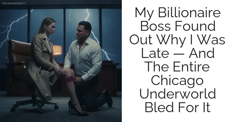 My Billionaire Boss Found Out Why I Was Late — And The Entire Chicago Underworld Bled For It