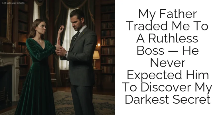 My Father Traded Me To A Ruthless Boss — He Never Expected Him To Discover My Darkest Secret