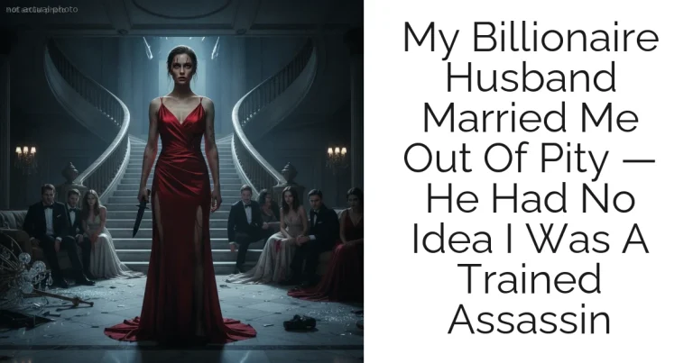 My Billionaire Husband Married Me Out Of Pity — He Had No Idea I Was A Trained Assassin