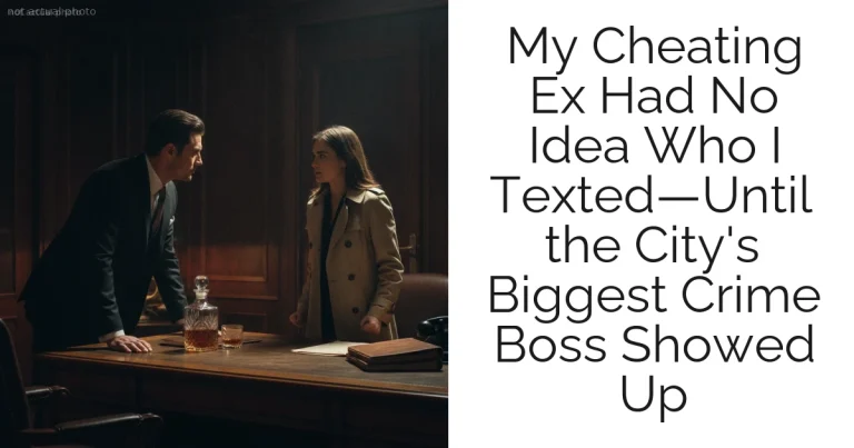 My Cheating Ex Had No Idea Who I Texted—Until the City's Biggest Crime Boss Showed Up