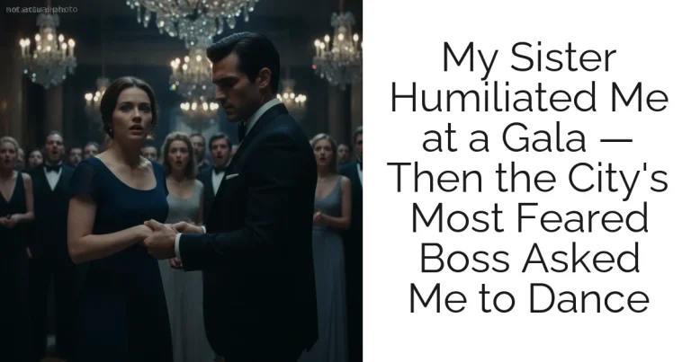 My Sister Humiliated Me at a Gala — Then the City's Most Feared Boss Asked Me to Dance