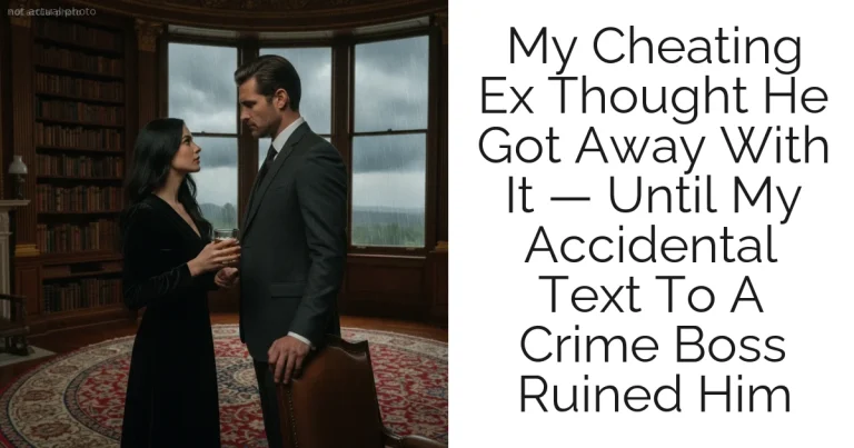 My Cheating Ex Thought He Got Away With It — Until My Accidental Text To A Crime Boss Ruined Him