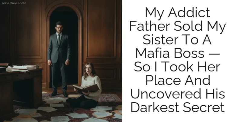 My Addict Father Sold My Sister To A Mafia Boss — So I Took Her Place And Uncovered His Darkest Secret