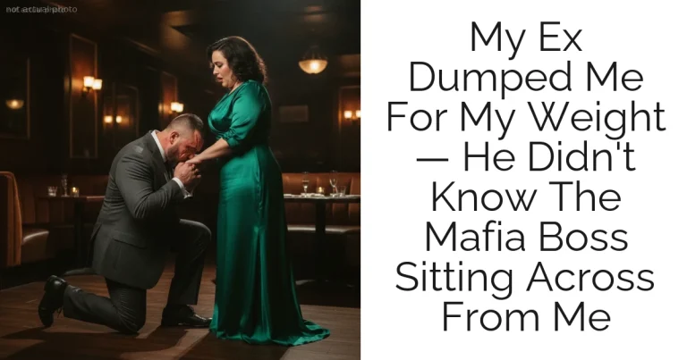 My Ex Dumped Me For My Weight — He Didn't Know The Mafia Boss Sitting Across From Me
