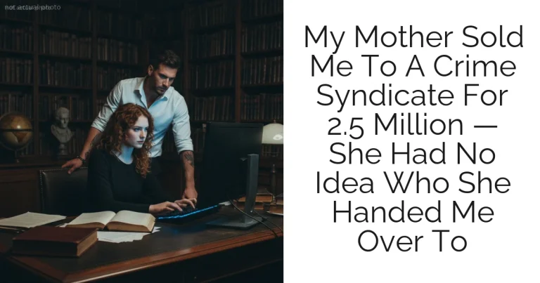 My Mother Sold Me To A Crime Syndicate For 2.5 Million — She Had No Idea Who She Handed Me Over To