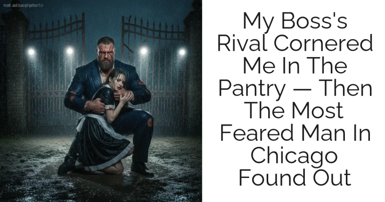 My Boss's Rival Cornered Me In The Pantry — Then The Most Feared Man In Chicago Found Out