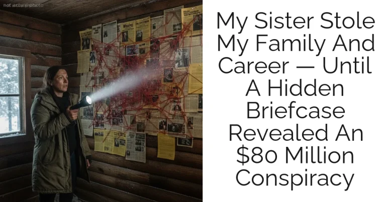My Sister Stole My Family And Career — Until A Hidden Briefcase Revealed An $80 Million Conspiracy