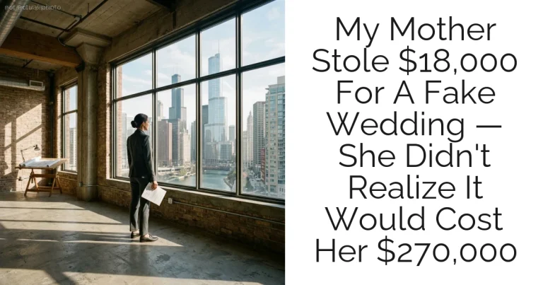 My Mother Stole $18,000 For A Fake Wedding — She Didn't Realize It Would Cost Her $270,000