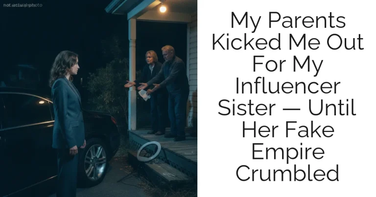 My Parents Kicked Me Out For My Influencer Sister — Until Her Fake Empire Crumbled