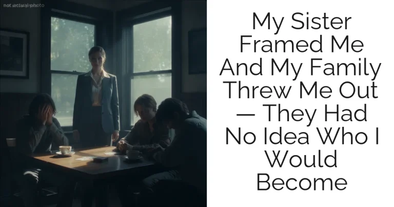 My Sister Framed Me And My Family Threw Me Out — They Had No Idea Who I Would Become
