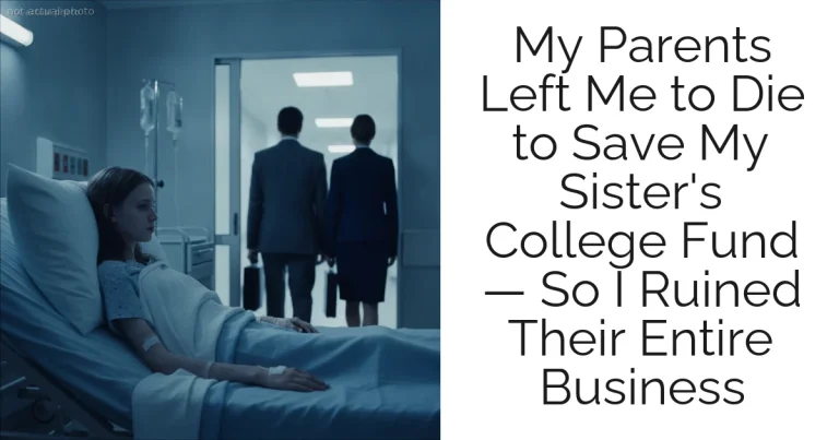 My Parents Left Me to Die to Save My Sister's College Fund — So I Ruined Their Entire Business