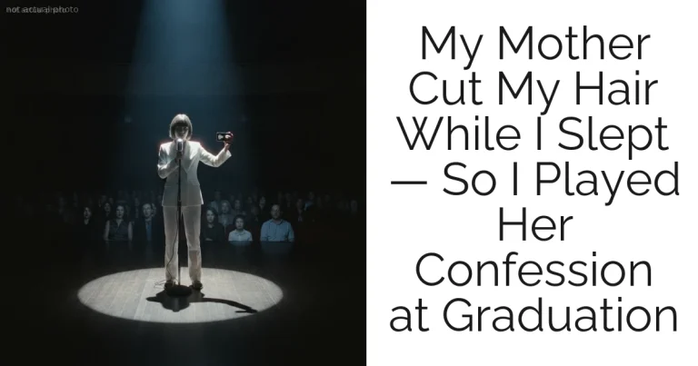 My Mother Cut My Hair While I Slept — So I Played Her Confession at Graduation