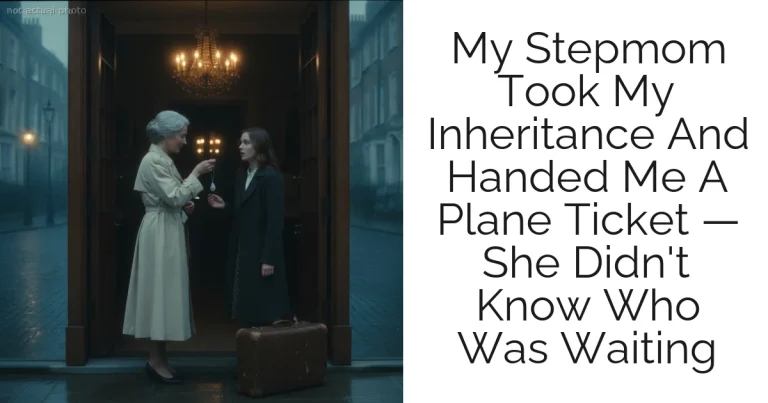 My Stepmom Took My Inheritance And Handed Me A Plane Ticket — She Didn't Know Who Was Waiting
