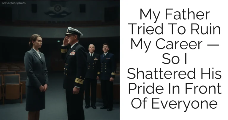 My Father Tried To Ruin My Career — So I Shattered His Pride In Front Of Everyone
