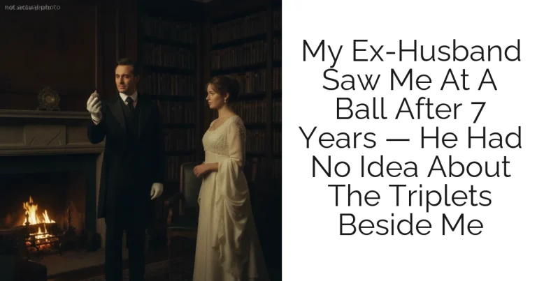 My Ex-Husband Saw Me At A Ball After 7 Years — He Had No Idea About The Triplets Beside Me