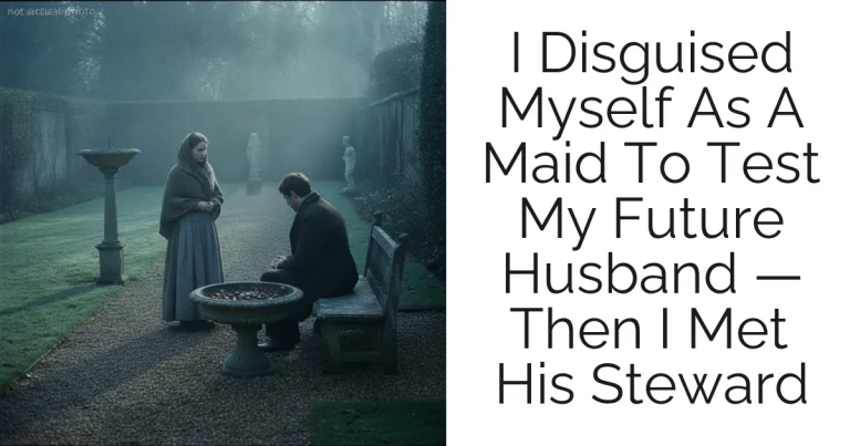 I Disguised Myself As A Maid To Test My Future Husband — Then I Met His Steward