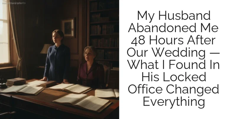 My Husband Abandoned Me 48 Hours After Our Wedding — What I Found In His Locked Office Changed Everything