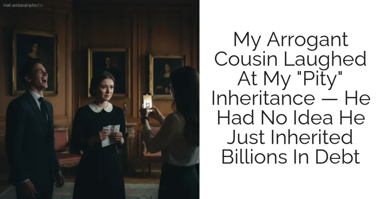 My Arrogant Cousin Laughed At My "Pity" Inheritance — He Had No Idea He Just Inherited Billions In Debt
