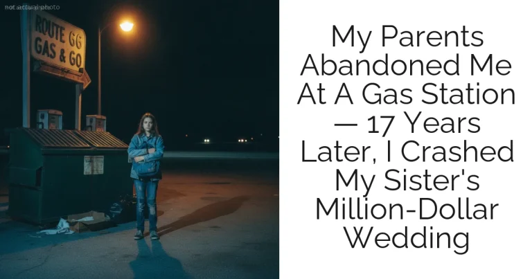 My Parents Abandoned Me At A Gas Station — 17 Years Later, I Crashed My Sister's Million-Dollar Wedding