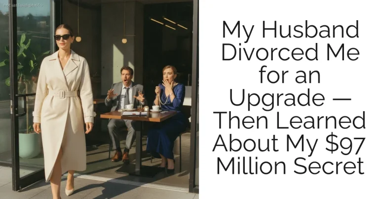 My Husband Divorced Me for an Upgrade — Then Learned About My $97 Million Secret