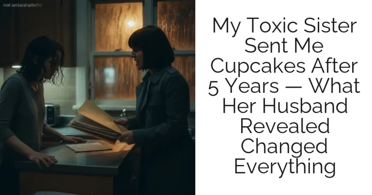 My Toxic Sister Sent Me Cupcakes After 5 Years — What Her Husband Revealed Changed Everything