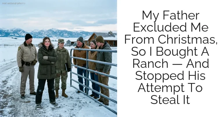 My Father Excluded Me From Christmas, So I Bought A Ranch — And Stopped His Attempt To Steal It