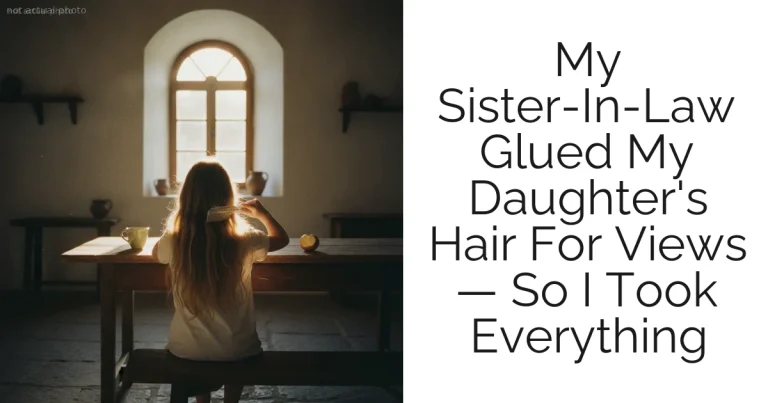 My Sister-In-Law Glued My Daughter's Hair For Views — So I Took Everything
