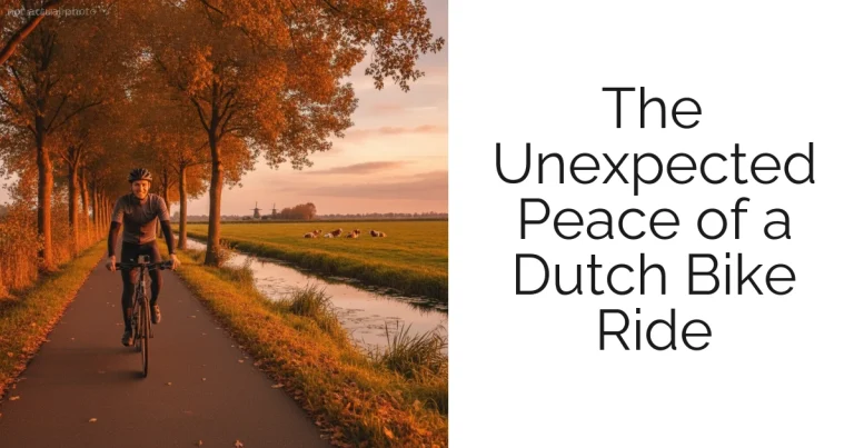 The Unexpected Peace of a Dutch Bike Ride