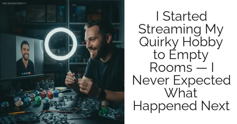 I Started Streaming My Quirky Hobby to Empty Rooms — I Never Expected What Happened Next