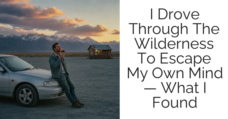 I Drove Through The Wilderness To Escape My Own Mind — What I Found