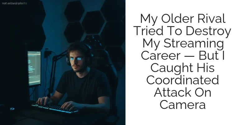 My Older Rival Tried To Destroy My Streaming Career — But I Caught His Coordinated Attack On Camera