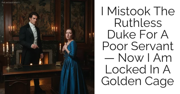 I Mistook The Ruthless Duke For A Poor Servant — Now I Am Locked In A Golden Cage